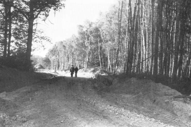 1977, Trasse nach Greven