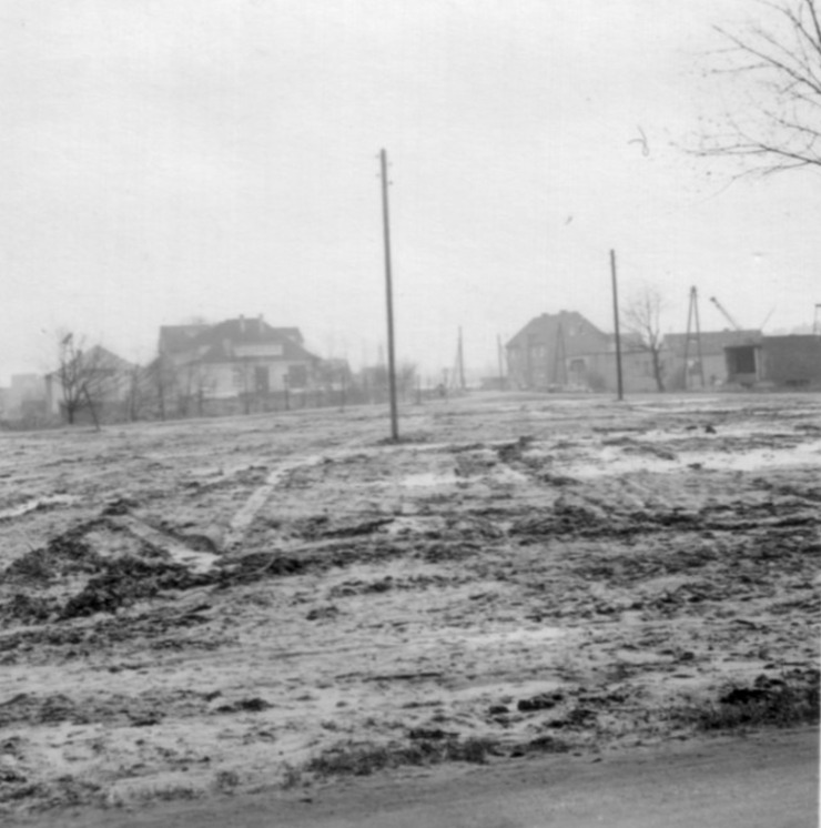 1950er: Noch fehlt die Verbindung von der Emsdettener- zur Grevener Landstraße