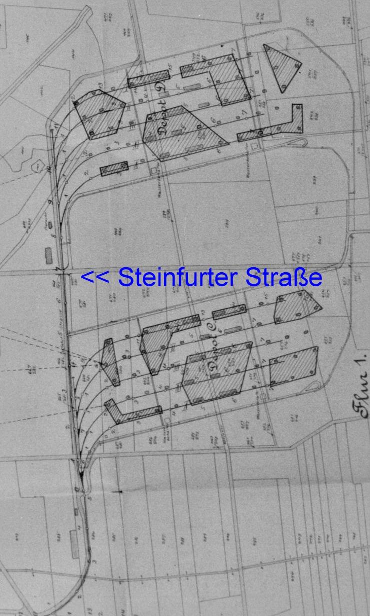 Plan der DAG von 1920