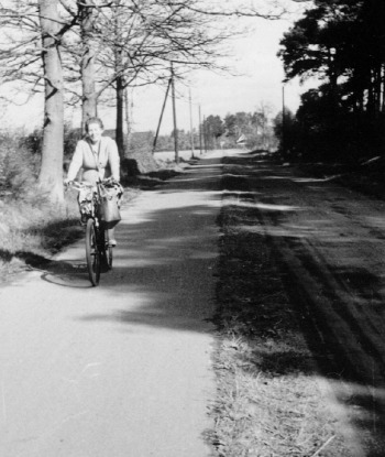 1950er, Radweg Richtung Greven
