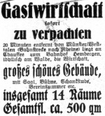 Die EHG sucht einen Pächter