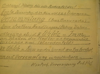 Die Wirtschaftliche Vereinigung hat zu Rickermann eingeladen